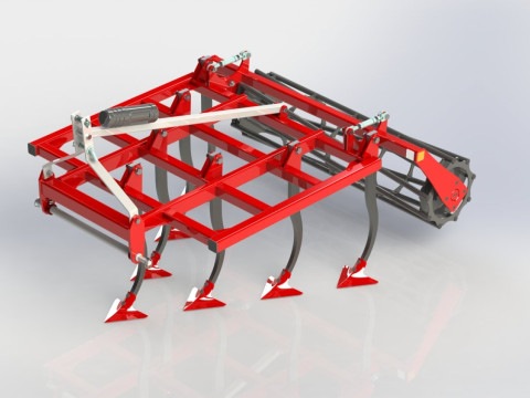 WG 1001 - STL Landscape cultivator 5 in 1 3D Model