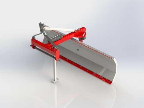 WG 1015 - STL Rear mounted blade 3D Model