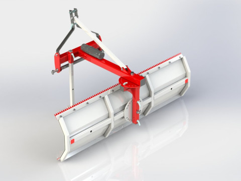 WG 1015 - STL Rear mounted blade 3D Model