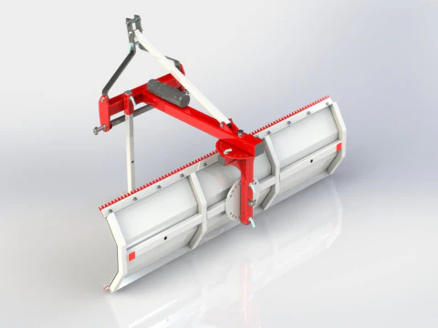 WG 1015 - STL Rear mounted blade 3D Model