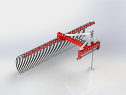 WG 1016 - STL Landscape rakes Model 3D