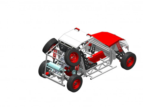 WG 3002 - STL Buggie 3D Модель