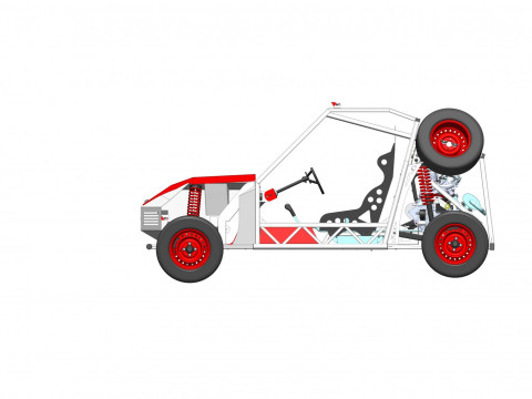 WG 3002 - STL Buggie 3D 모델