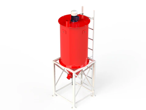 WG 4009 - STL Vertical feed mixer 3D Model