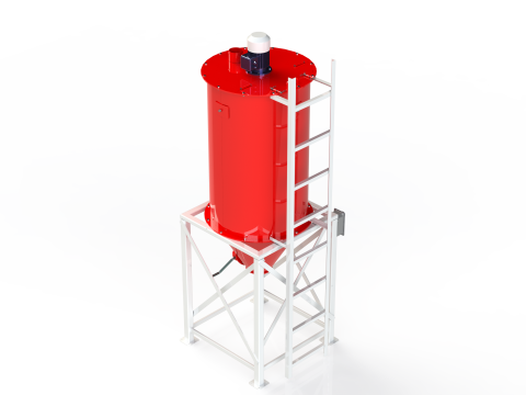 WG 4009 - Vertical feed mixer 3D Model