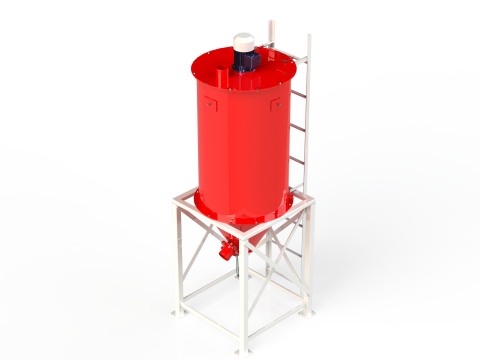 WG 4009 - Vertical feed mixer 3D Model