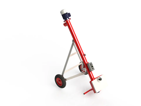 WG 4010 - STL Screw conveyor 2m 3D Model