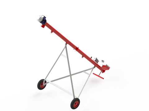 WG 4010 - Screw conveyor 4m 3D 모델