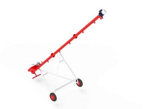 WG 4010 - STL Screw conveyor 6m 3D Model