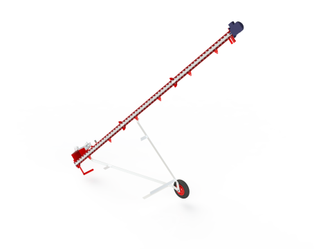 WG 4010 - STL Screw conveyor 6m 3D Model
