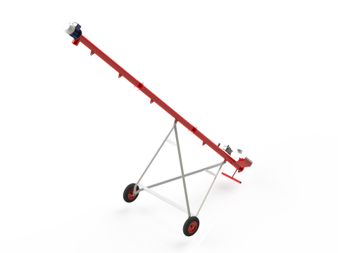 WG 4010 - Screw conveyor 6m 3D 모델