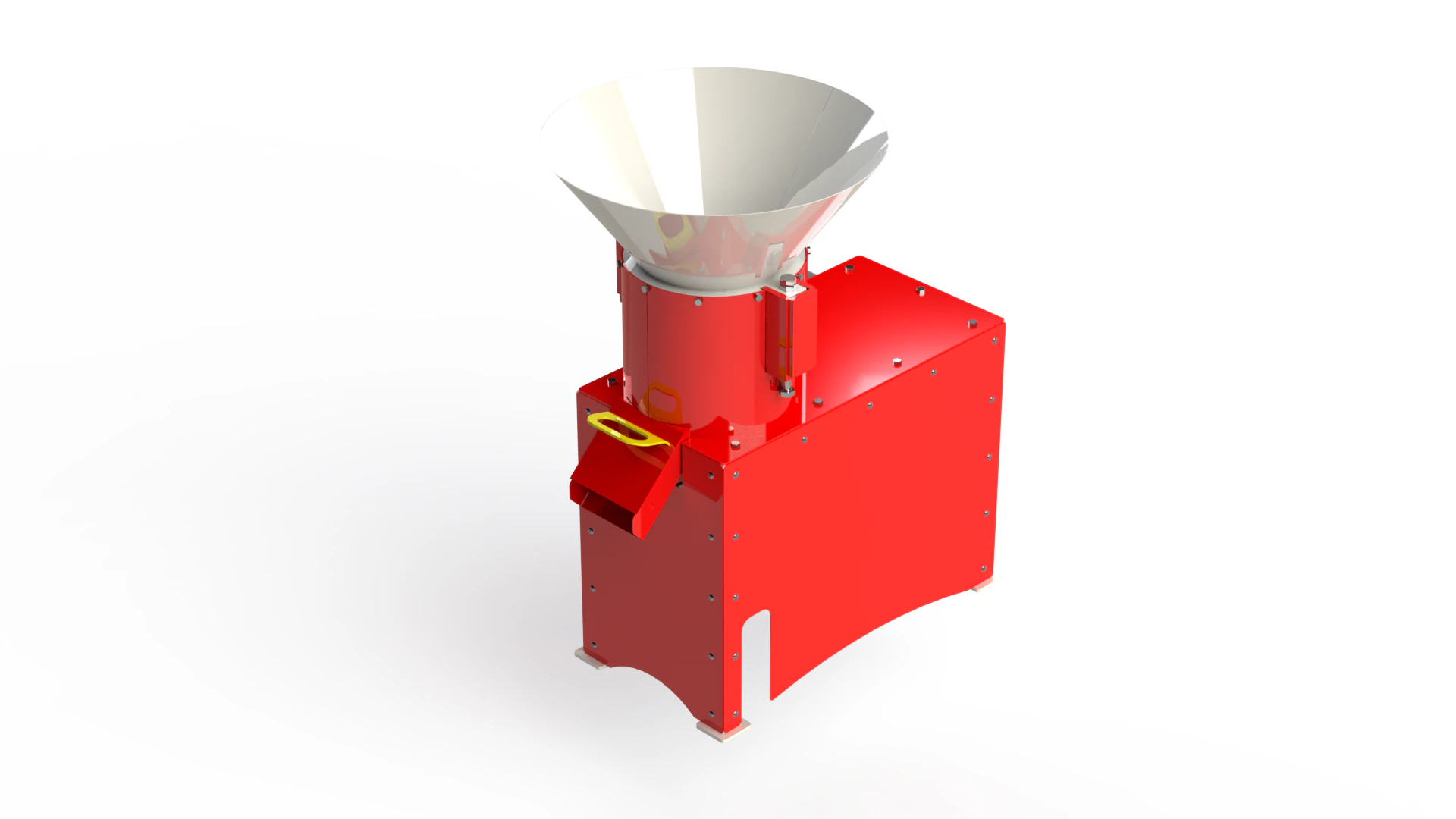 WG 4001 - Feed pelletizer - Granulator 3D Model .c4d .max .obj .3ds .fbx .stl .blend 