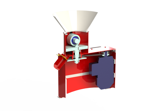 WG 4001 - STL Feed pelletizer - Granulator 3D Model
