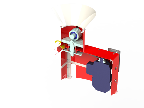 WG 4001 - STL Feed pelletizer - Granulator 3D Model