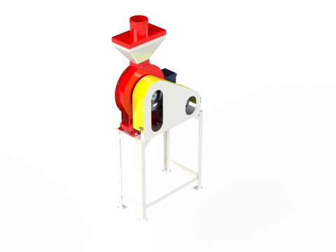 WG 4002 - Grain crusher - scrapper - 3kW 3D Model