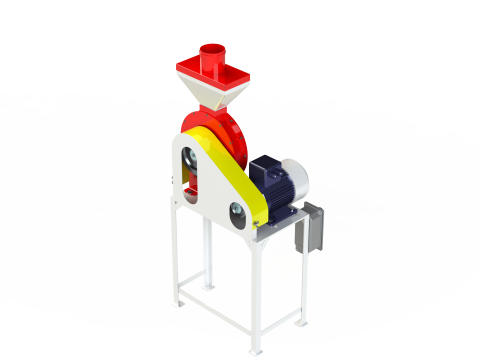 WG 4002 - Grain crusher - scrapper - 3kW 3D Model