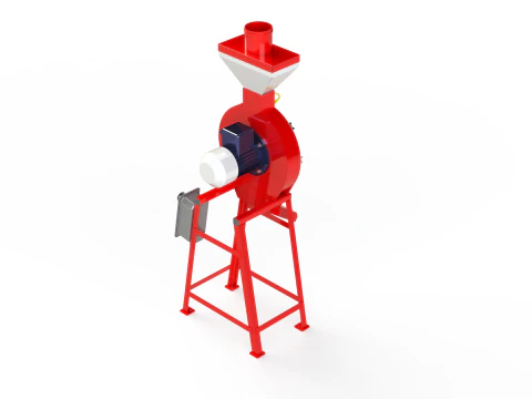 WG 4002 - Grain crusher - scrapper - 1 kW 3D Model
