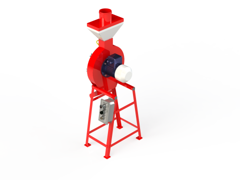 WG 4002 - STL Grain crusher - scrapper - 1 kW 3D 모델