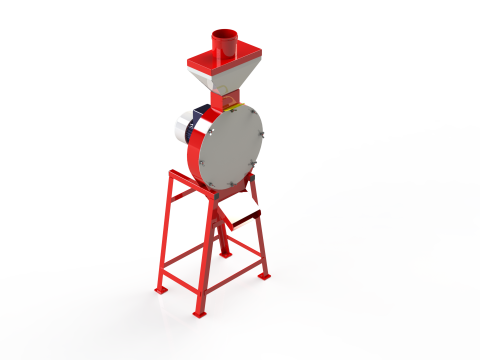 WG 4002 - STL Grain crusher - scrapper - 1 kW 3D 모델