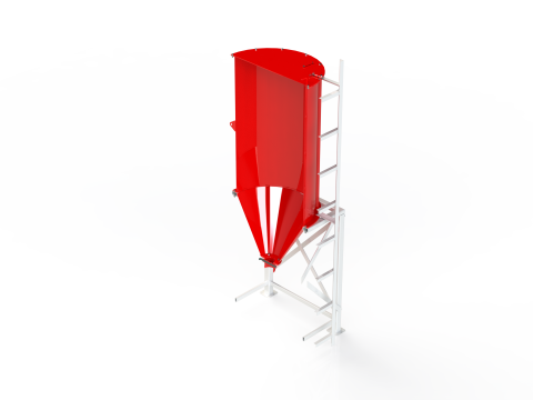 WG 4006 - STL Grain silos - 1 3D 모델