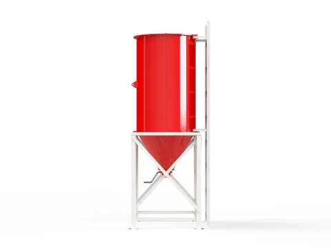 WG 4006 - STL Grain silos - 1 3D Model