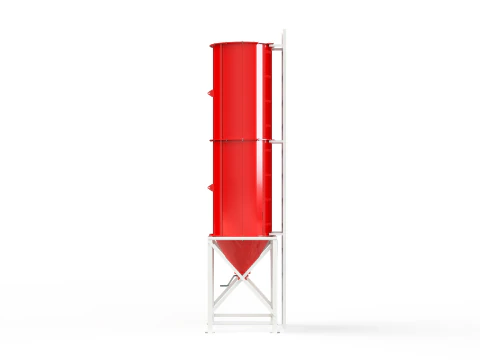 WG 4006 - STL Grain silo - 2s 3D Model