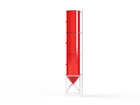 WG 4006 - STL Grain silo -3s 3D 모델
