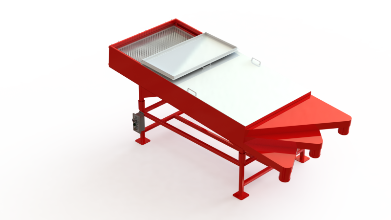 WG 4004 - Grain cleaner 3D Model .c4d .max .obj .3ds .fbx .stl .blend 