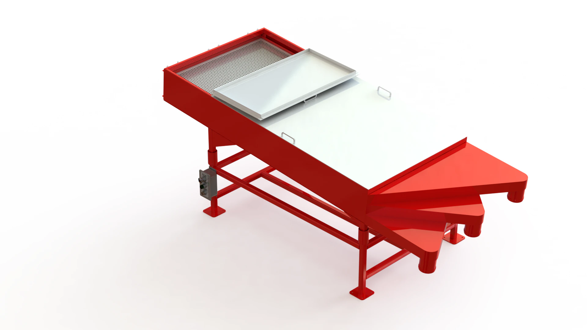 WG 4004 - Grain cleaner 3D Model .c4d .max .obj .3ds .fbx .stl .blend 