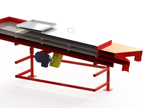 WG 4004 - STL Grain cleaner 3D Model