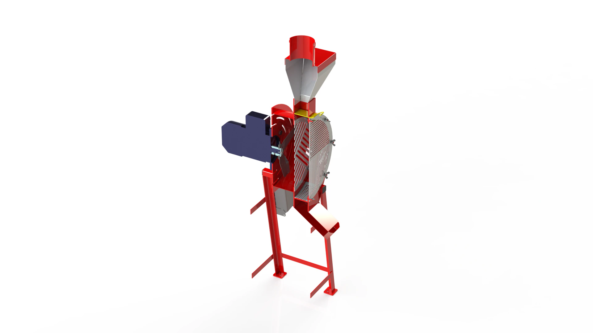 WG 4007 - STL Grain winnower 3D Model .c4d .max .obj .3ds .fbx .stl .blend