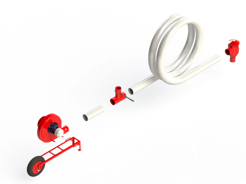 WG 4011 - Pneumatic conveyor 3D Model