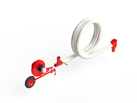 WG 4011 - STL Pneumatic conveyor 3D Model