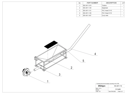 WG 4011 - Pneumatic loader 3D Model