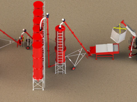 WG 4008 - Pneumatic grain dryer 3D Model