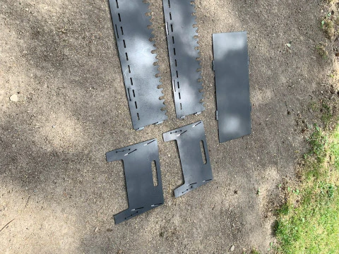 WG 8010 - Folding BBQ Grill 3D Model