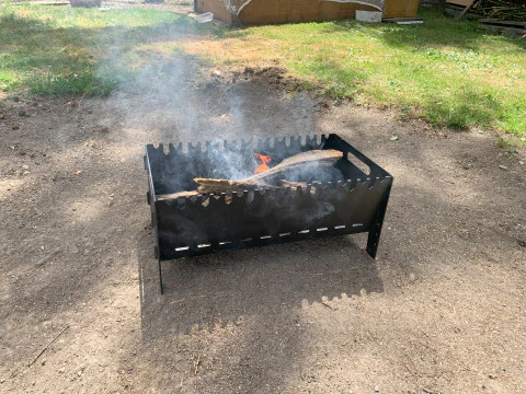 WG 8010 - Folding BBQ Grill 3D Model