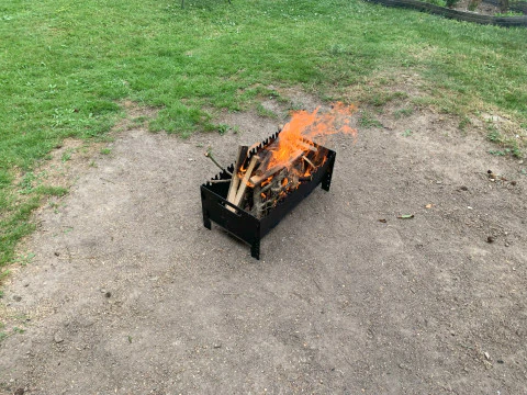 WG 8010 - Folding BBQ Grill 3D Model