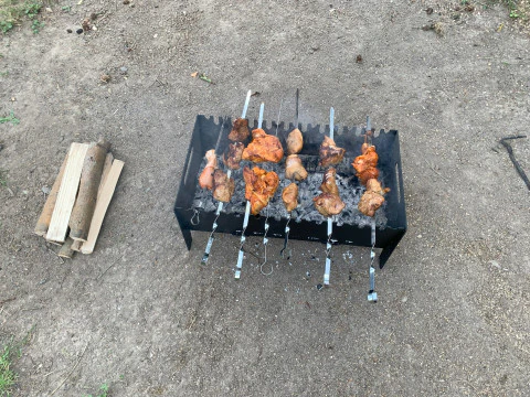 WG 8010 - Folding BBQ Grill 3D Model