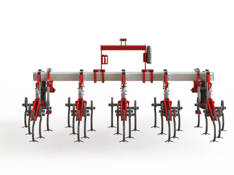 WG 0002 - Inter-row cultivator 3m 3D Model