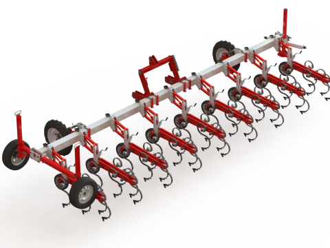 WG 0002 - Inter-row cultivator 6m 3D 模型