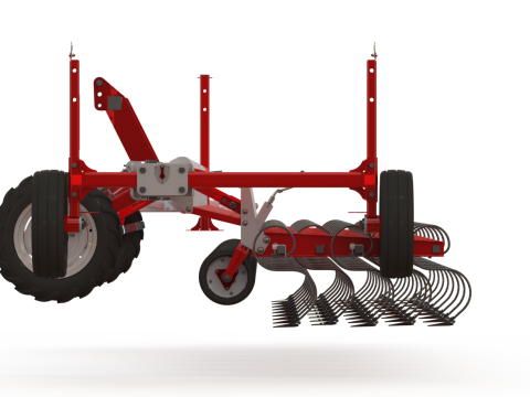 WG 0002 - Inter-row cultivator 6m 3D 模型