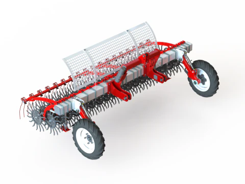 WG 0003 - Rotary harrow 300 3D Model
