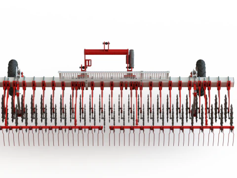 WG 0003 - Rotary harrow 450 3D Model