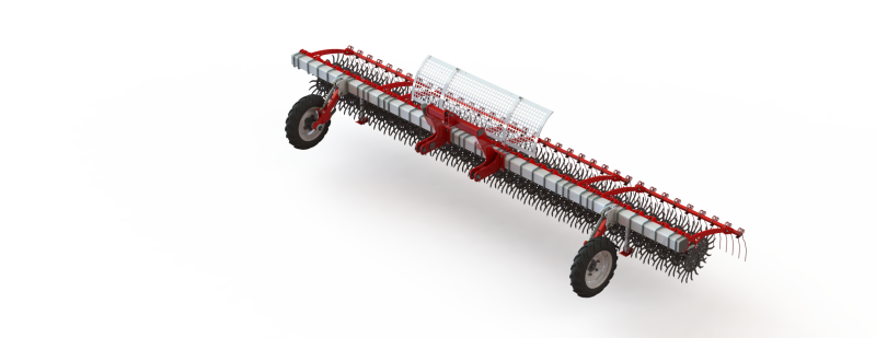 WG 0003 - Rotary harrow 600 3D 模型 .c4d .max .obj .3ds .fbx .stl .blend 