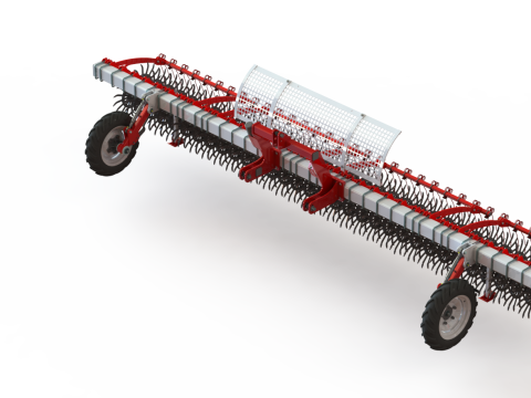 WG 0003 - Rotary harrow 600 3D Model
