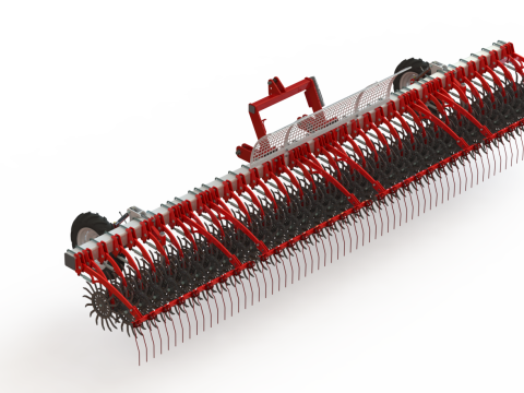WG 0003 - Rotary harrow 600 3D 模型
