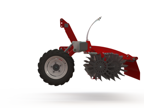 WG 0003 - Rotary harrow 600 3D 模型