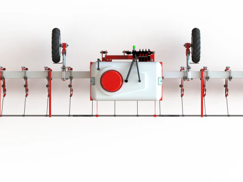 WG 0011 - Sistemas aplicador monoreja 600 Modelo 3D