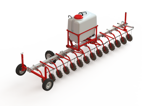 WG 0011 - Applicator SpikeWheel systems 600 Model 3D